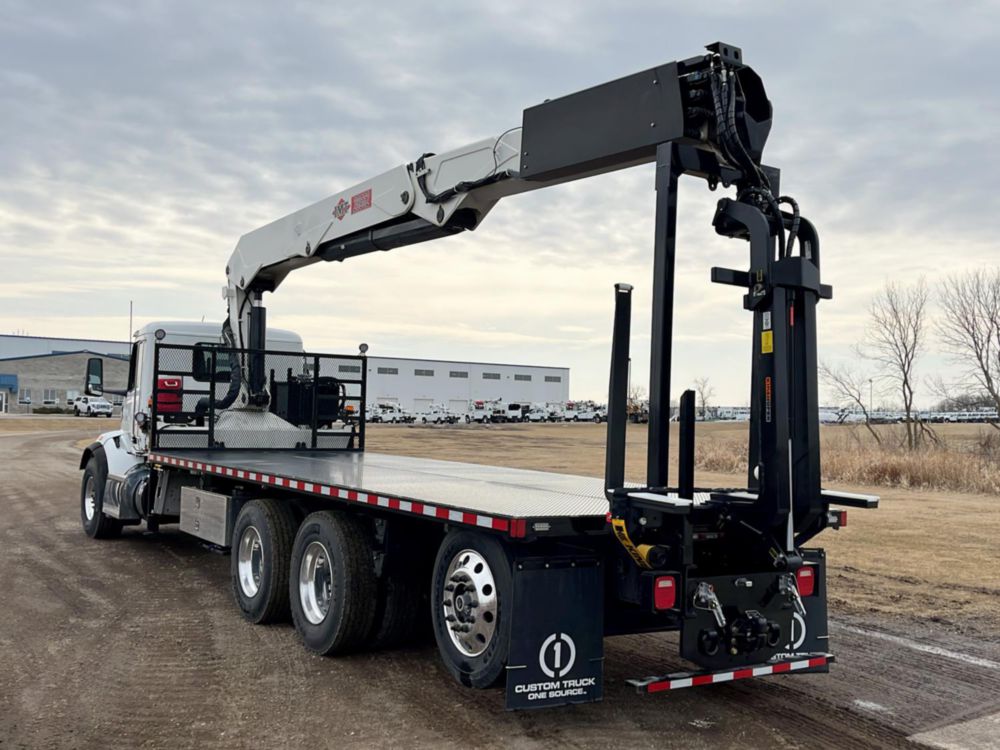 2025 Peterbilt 567 8x4 IMT 28562 Drywall Crane Truck