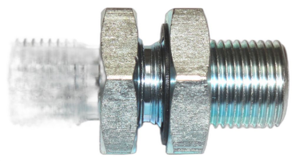 #6 BULKHEAD FITTING W/SEAL