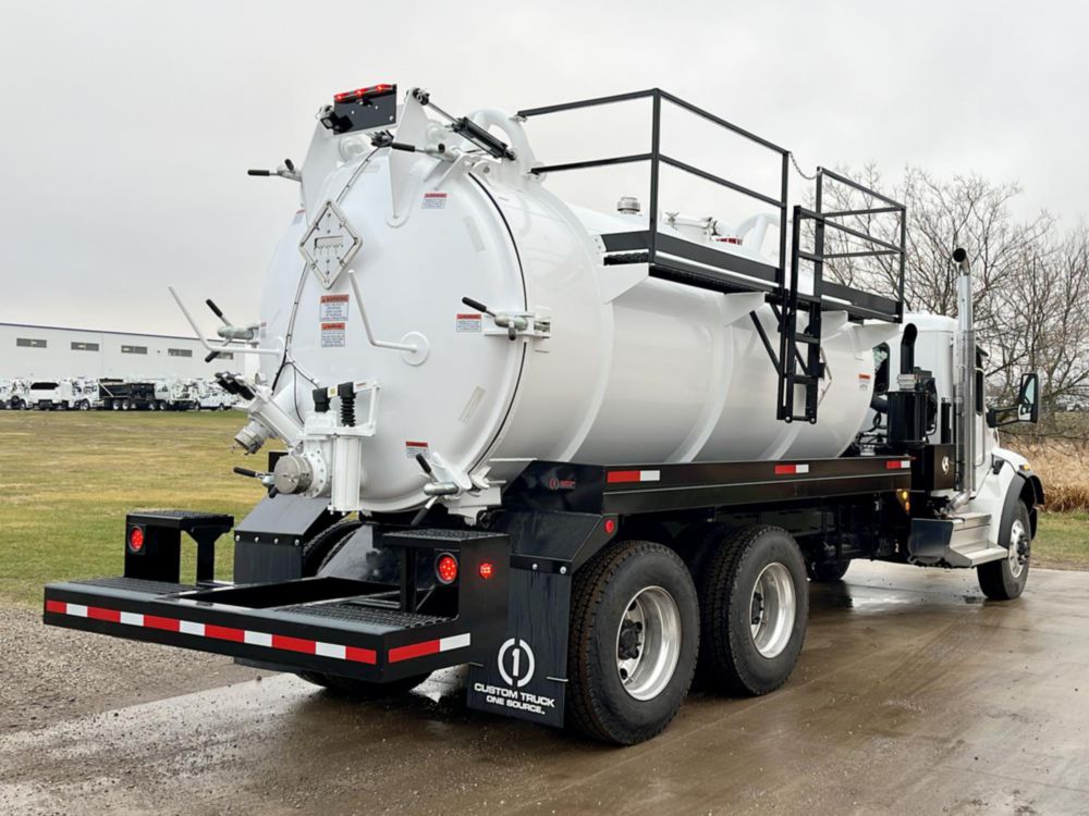 2025 Peterbilt 548 6x4 Stainless Steel DOT 870 Liquid Vac Truck