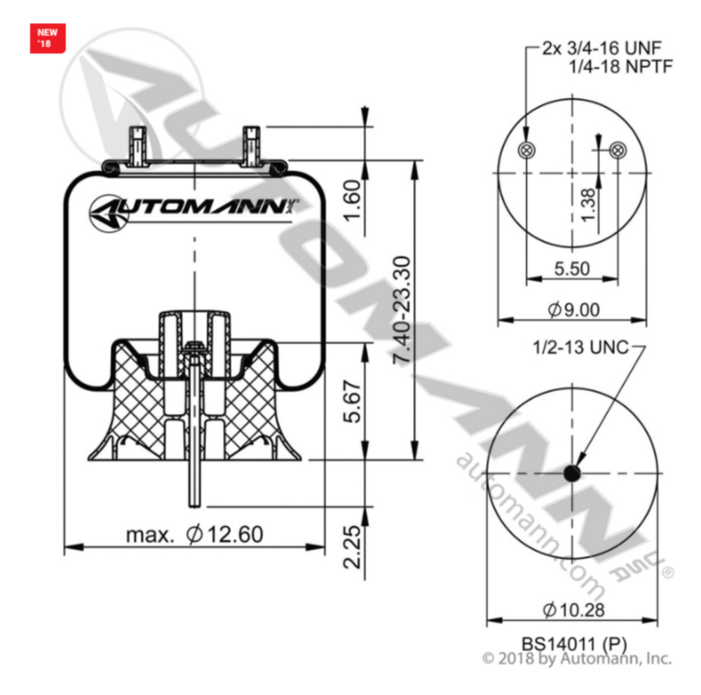 Automann Air Spring Rolling Lobe