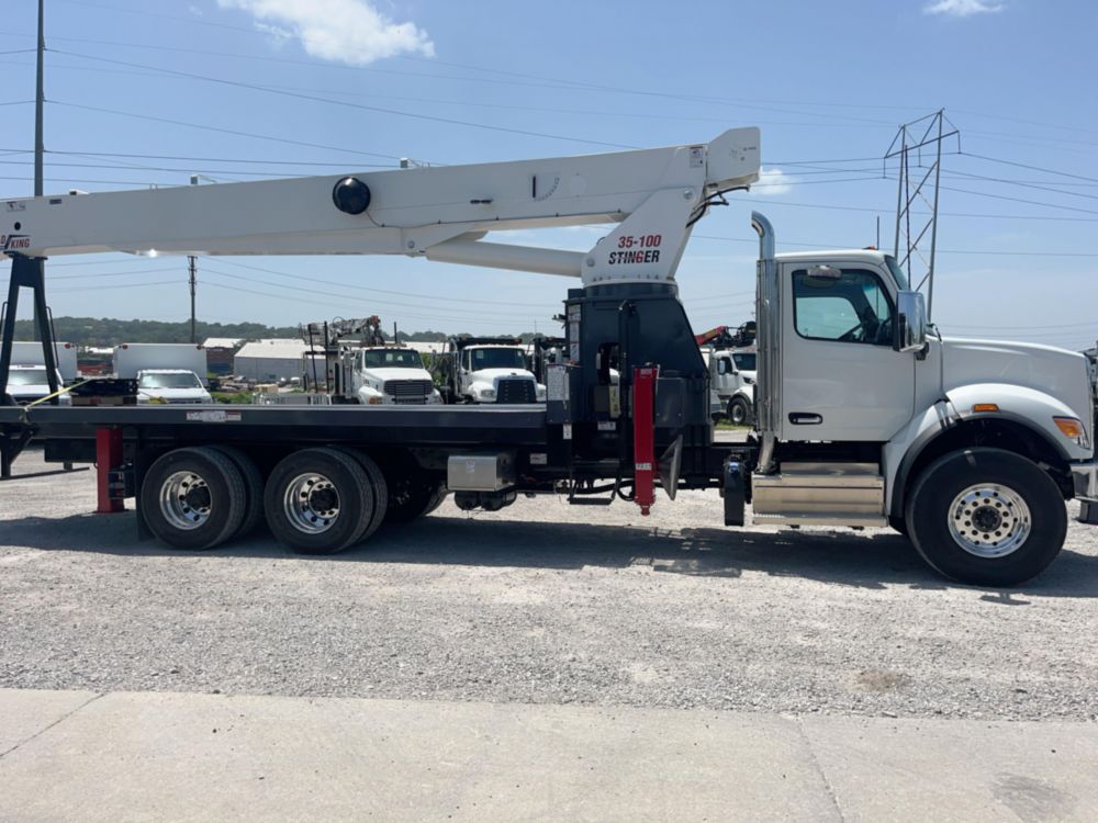 2025 Peterbilt 548 6x4 Load King STINGER 35-100 Boom Truck