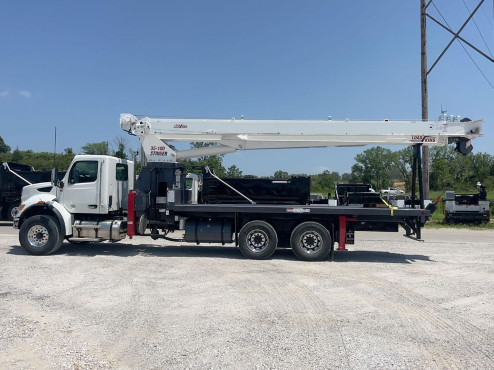 2025 Peterbilt 548 6x4 Load King STINGER 35-100 Boom Truck