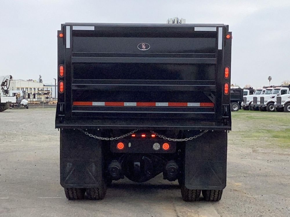 2025 Peterbilt 567 8x4 16' Ox Bodies Dump Truck