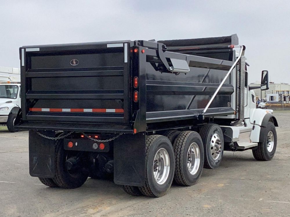 2025 Peterbilt 567 8x4 16' Ox Bodies Dump Truck