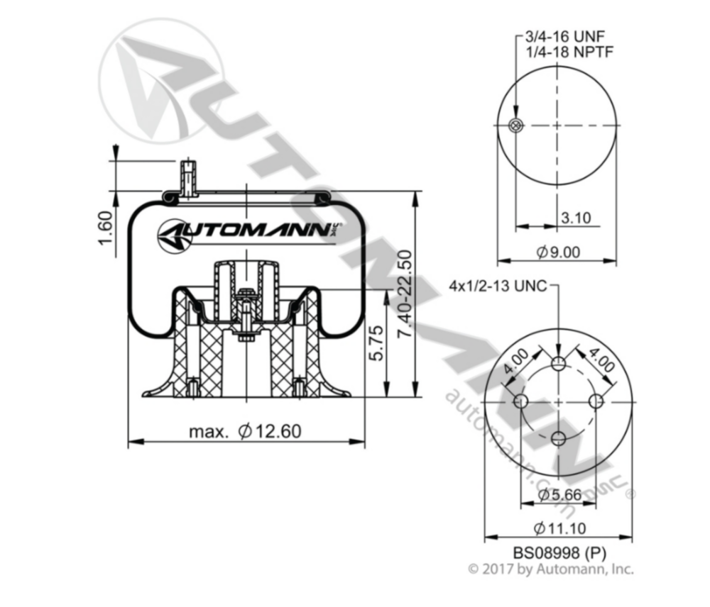 Automann Air Spring Rolling Lobe