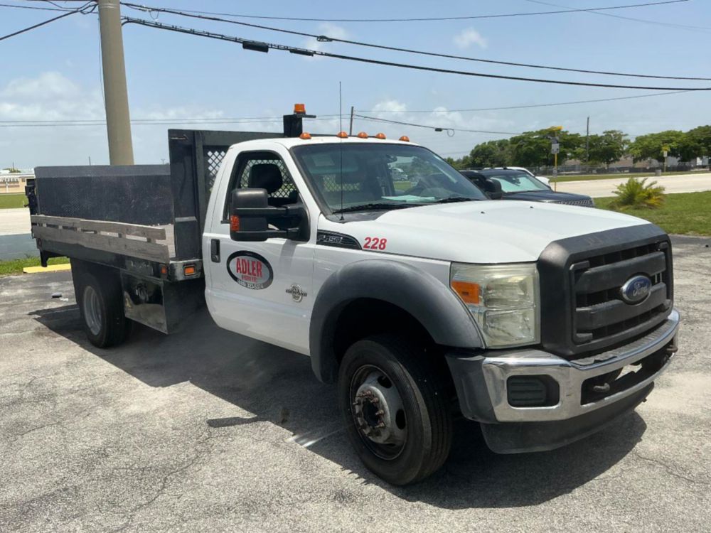 2013 Ford F-450 Powerstroke Powered Flatbed Truck