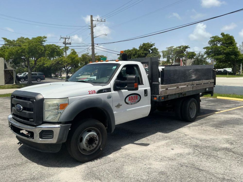 2013 Ford F-450 Powerstroke Powered Flatbed Truck