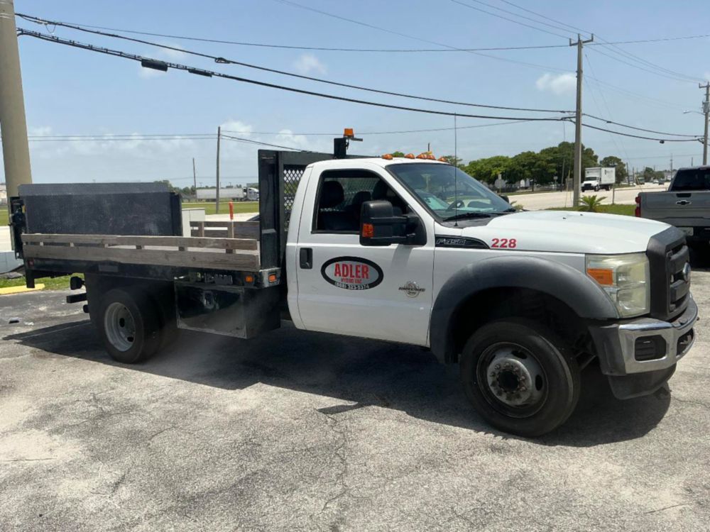 2013 Ford F-450 Powerstroke Powered Flatbed Truck