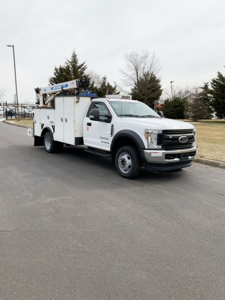 2018 Ford F-550 4x4 Load King Voyager I Service Truck W/Crane