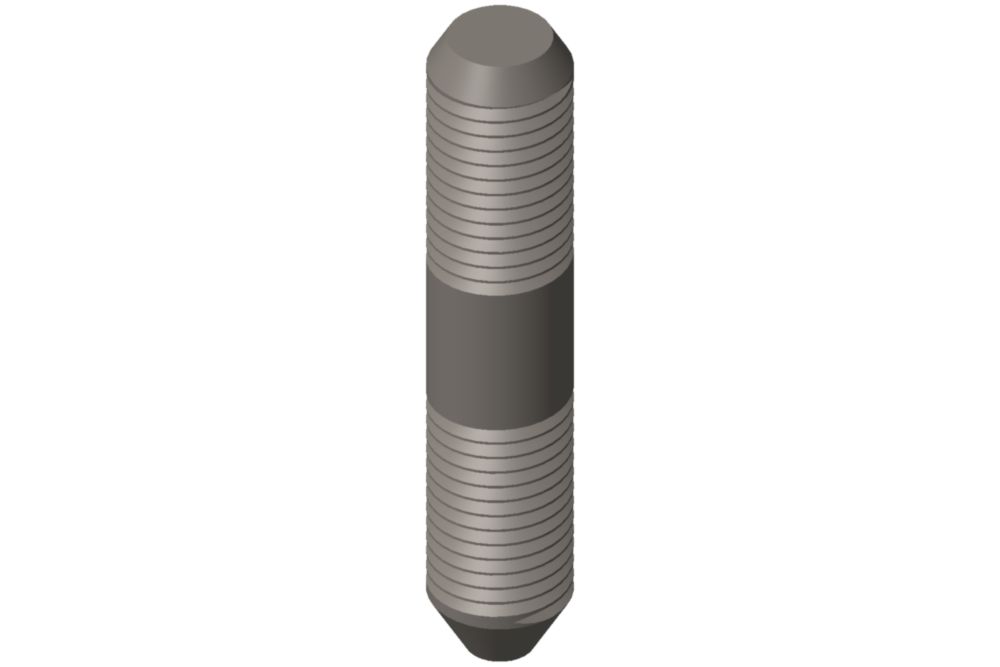 STUD,DOUBLE END PLAIN