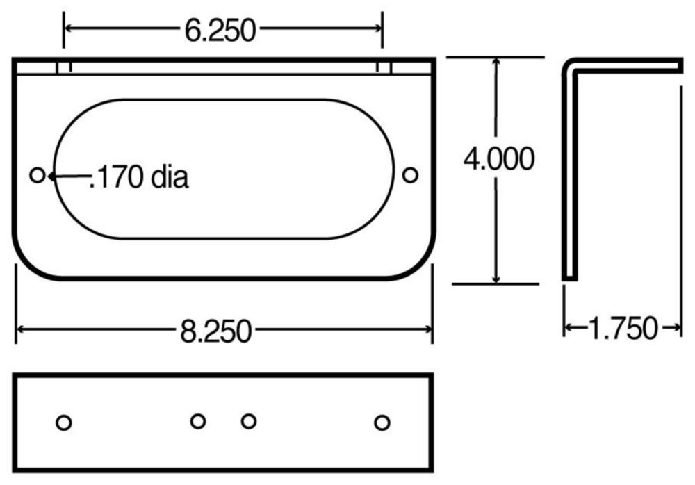 STL MOUNTING BRKT FOR MODEL
