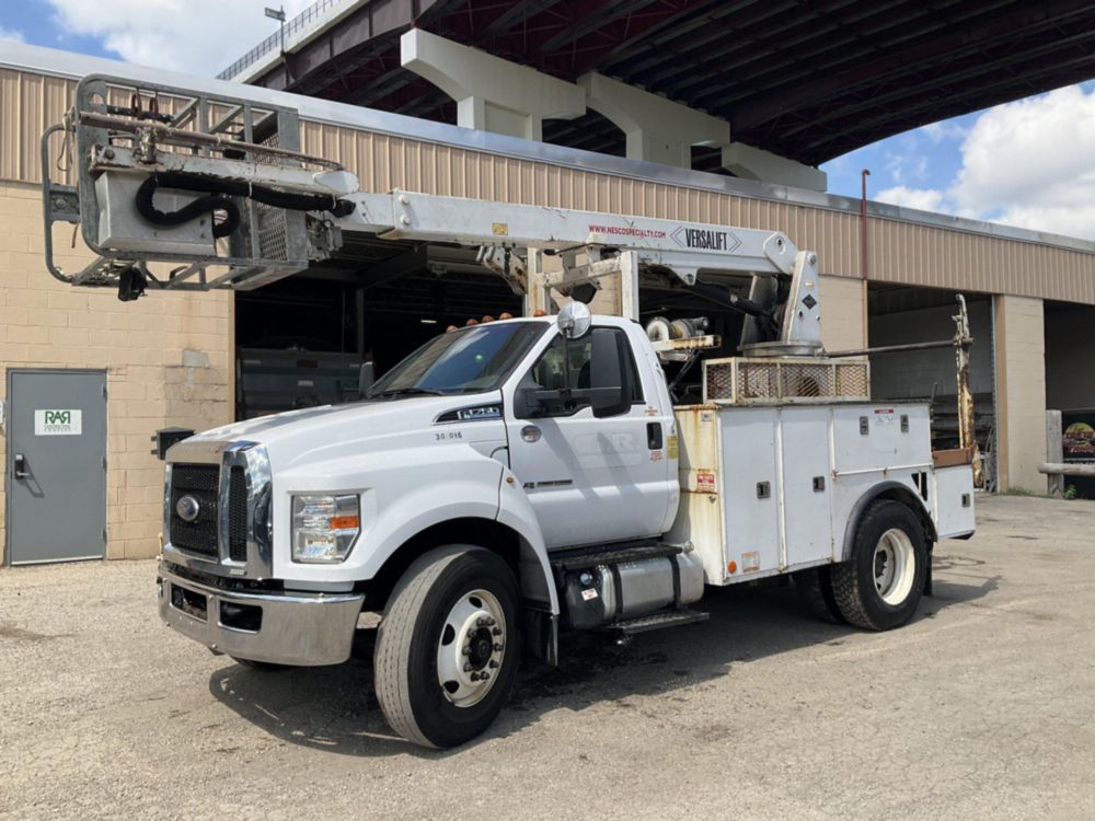 2019 Ford F-750 Powerstroke Versalift VTP-40NE Cable Placer Truck