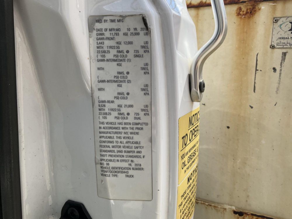 2019 Ford F-750 Powerstroke Versalift VTP-40NE Cable Placer Truck
