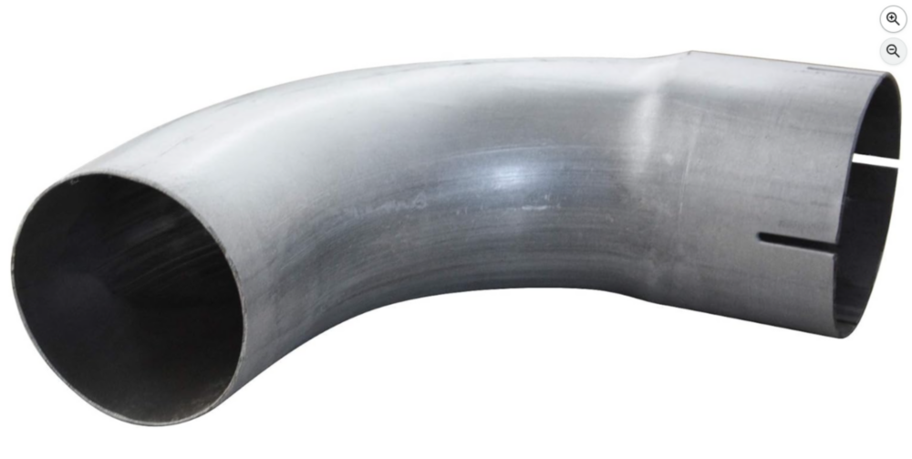 Automann Exhaust Elbow 4in 90 Deg ID-OD ALZ
