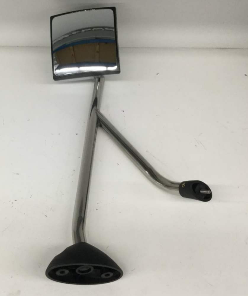 Automann Hood Mirror Assembly HTD LH Chrome IHC