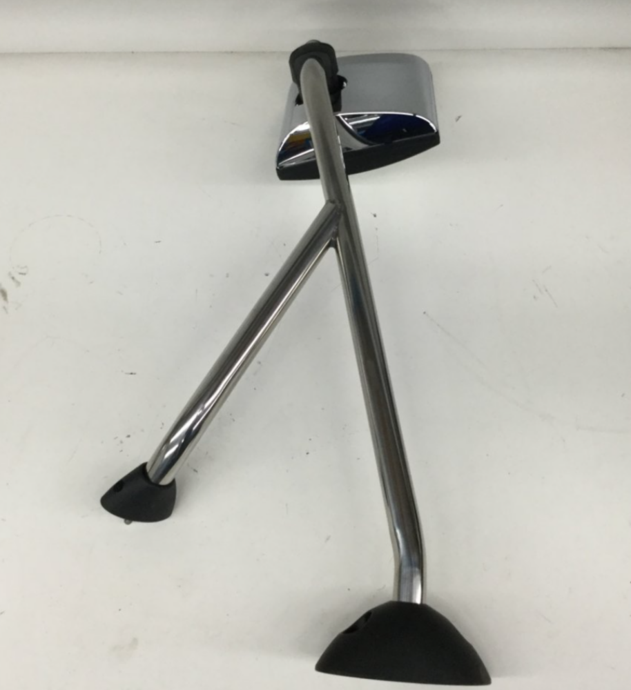 Automann Hood Mirror Assembly HTD LH Chrome IHC
