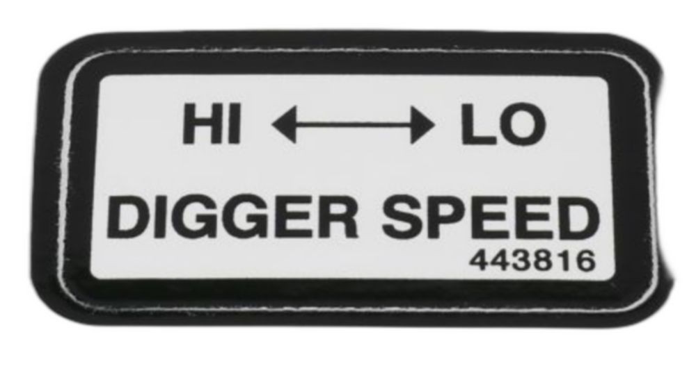 DECAL DIGGER SPEED