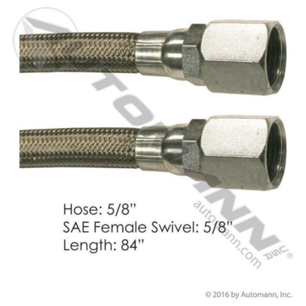 Automann Discharge Hose 2 Fem SAE Swivel 84in