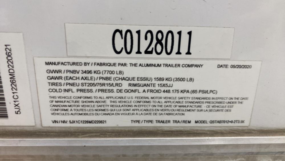 ATC 7X12 Cable Splicing Trailer