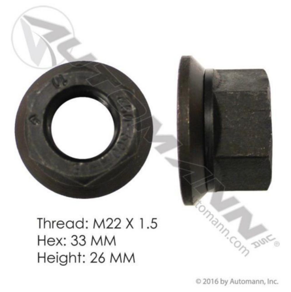 Automann Flanged Cap Nut