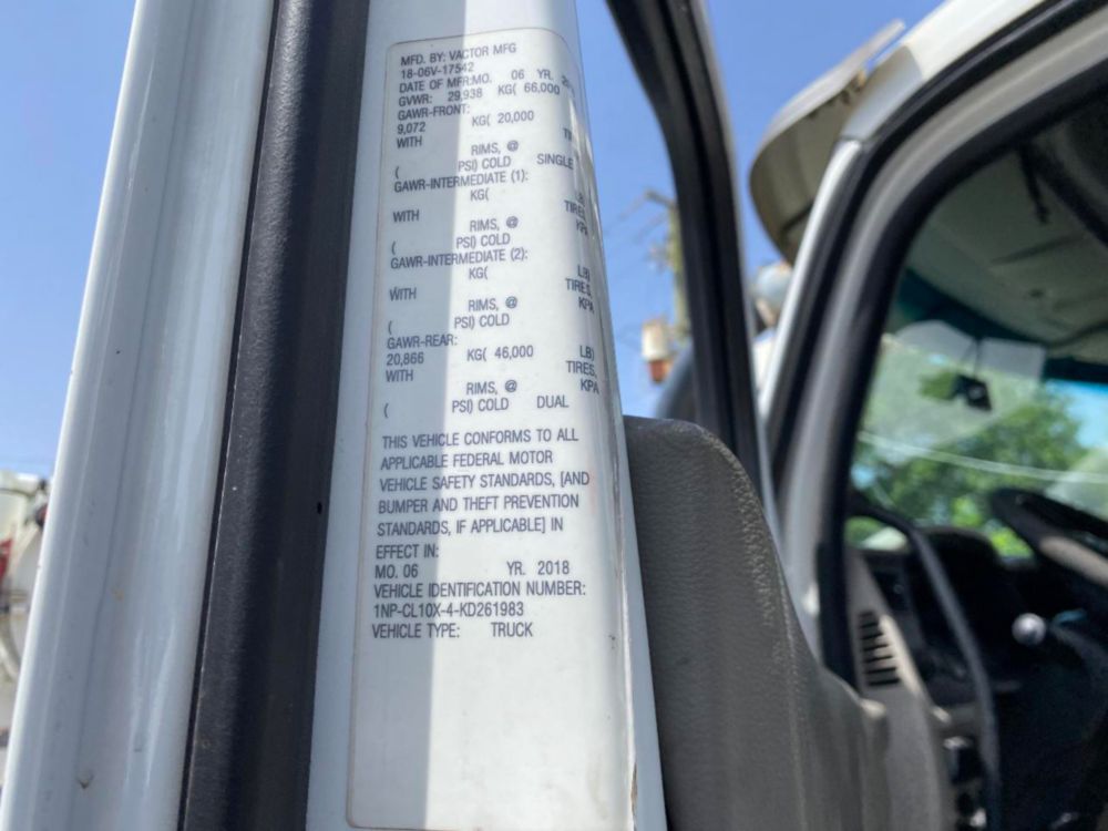 2019 Peterbilt 567 Vactor 2115P-16 Sewer Cleaner Hydro-Excavation Truck
