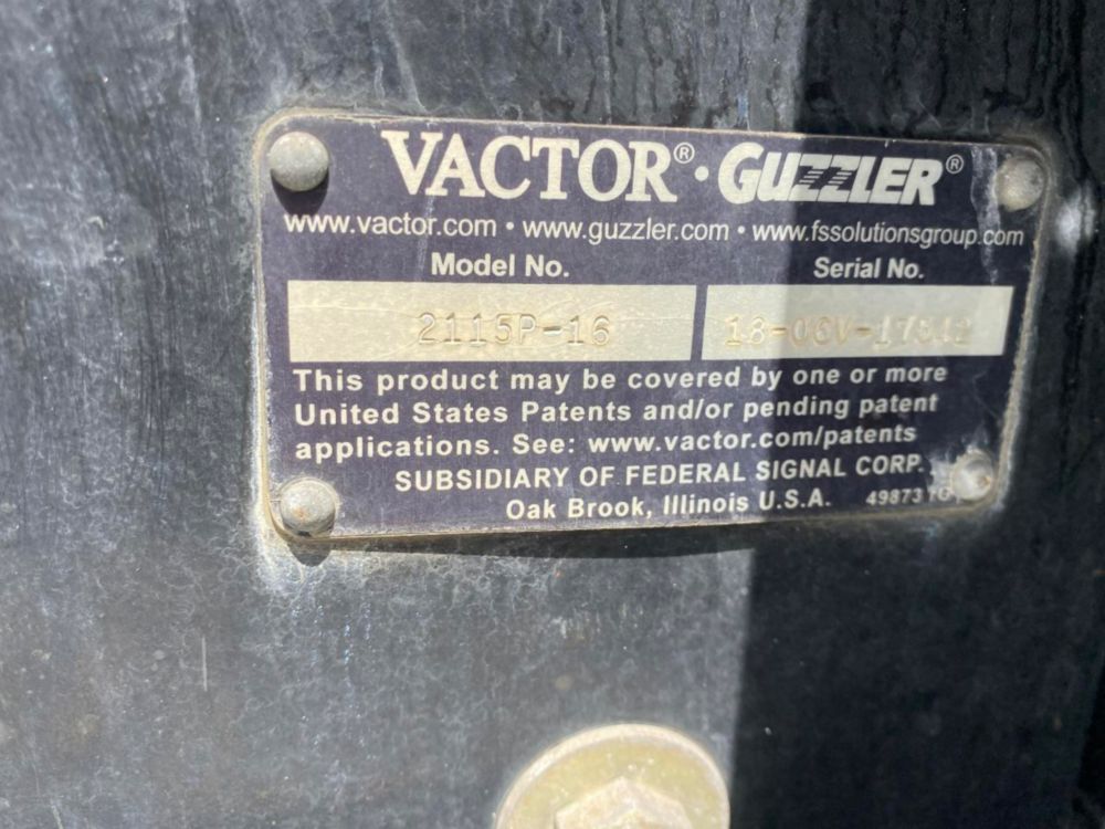 2019 Peterbilt 567 Vactor 2115P-16 Sewer Cleaner Hydro-Excavation Truck
