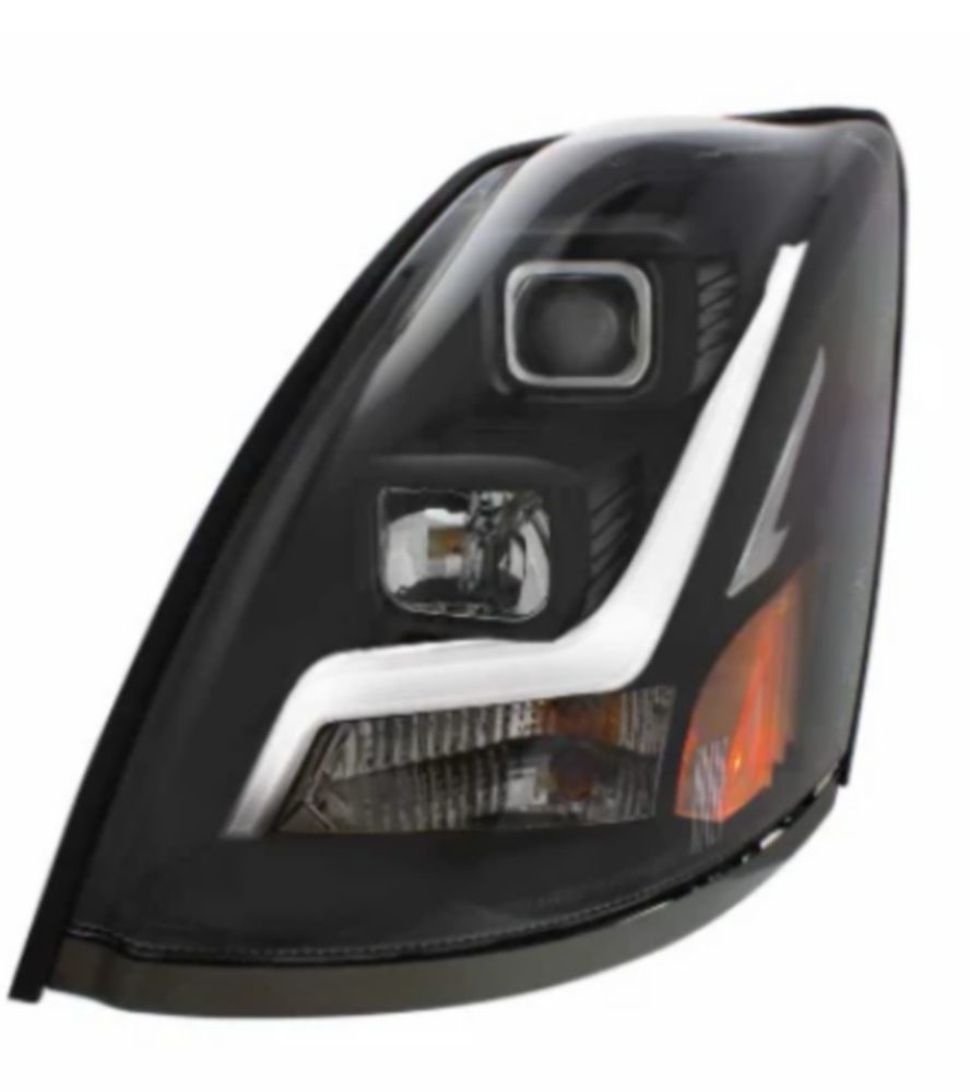 Automann Headlamp LH Projector Black Volvo