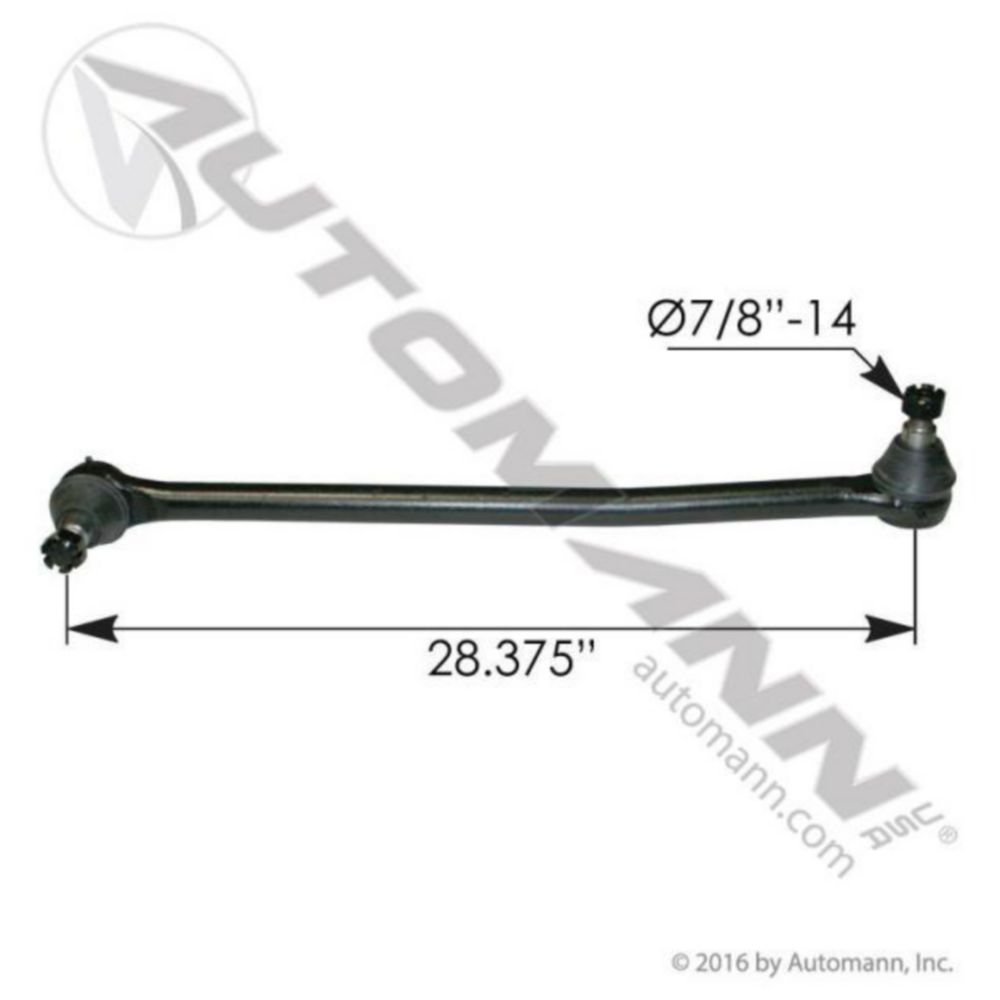 Automann Drag Link 28.375in C to C Kenworth