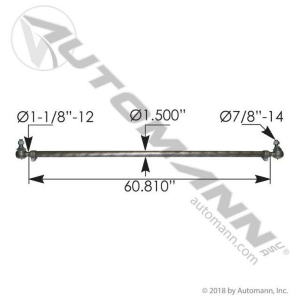 Automann Cross Tube Assembly Meritor