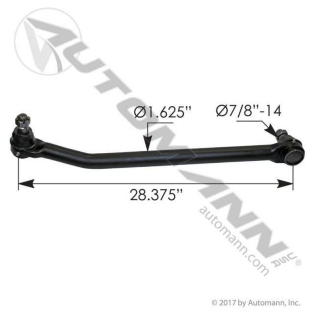 Automann Drag Link 28.3875in C to C Freightliner