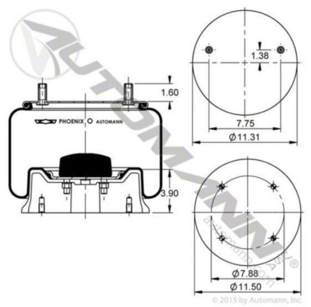 Automann Air Spring Rolling Lobe