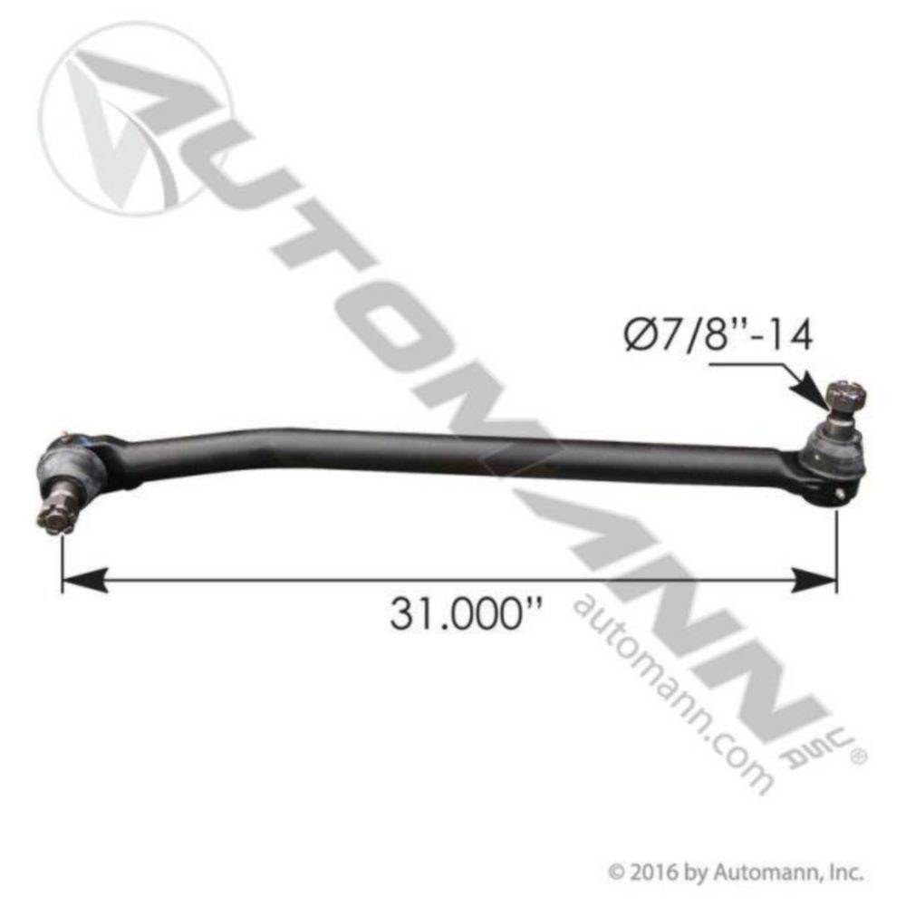 Automann Drag Link LH 31.000in C to C Ken-Pete