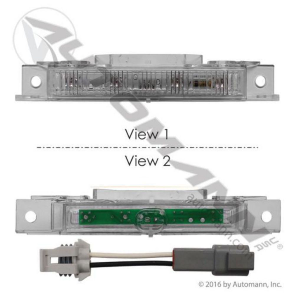 Automann Sunvisor Marker Light Clear with Harness