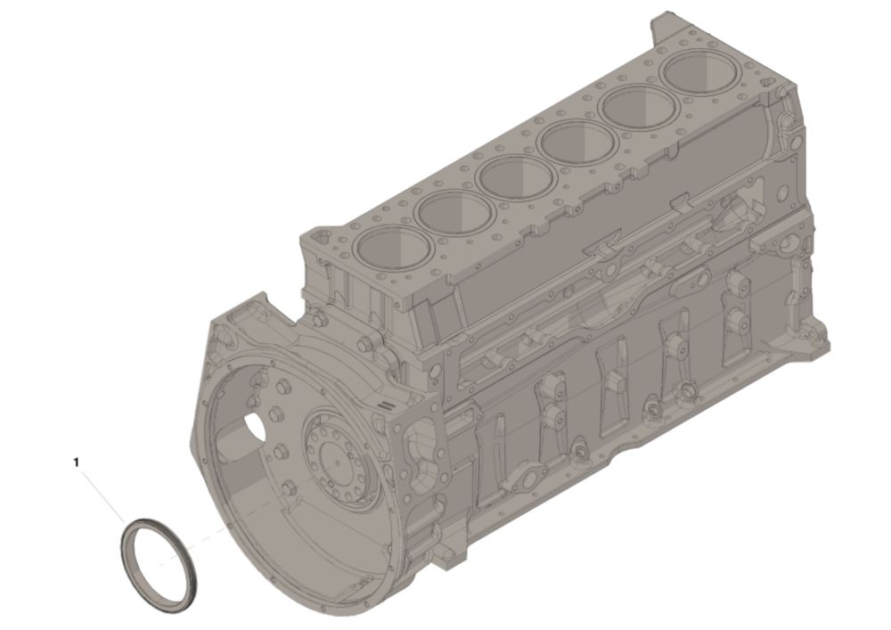 SEAL, REAR MAIN