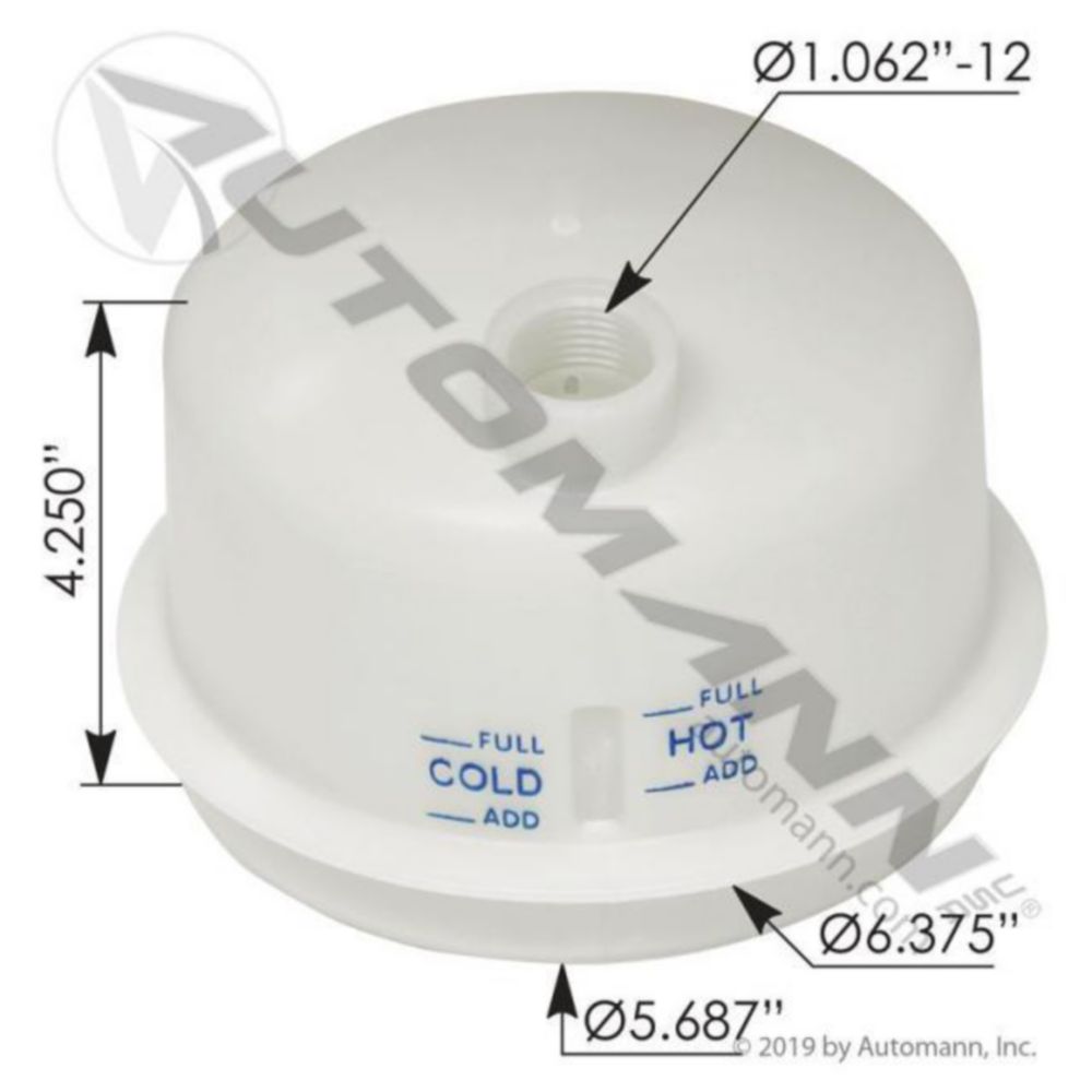 Automann Power Steering Reservoir Cover