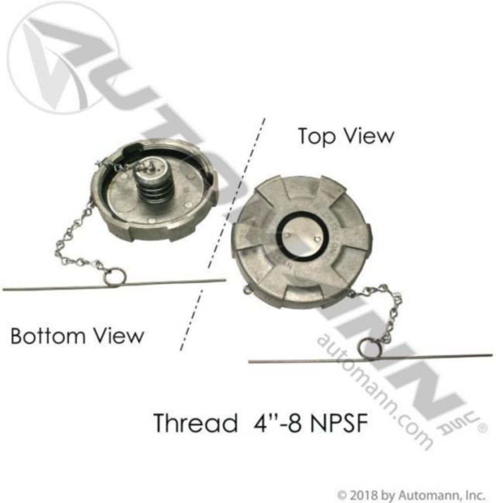Automann Fuel Cap 4in