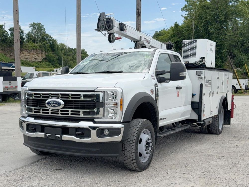 2025 Ford F550 4x4 Load King Voyager 1 Service Truck w/ Stinger Crane