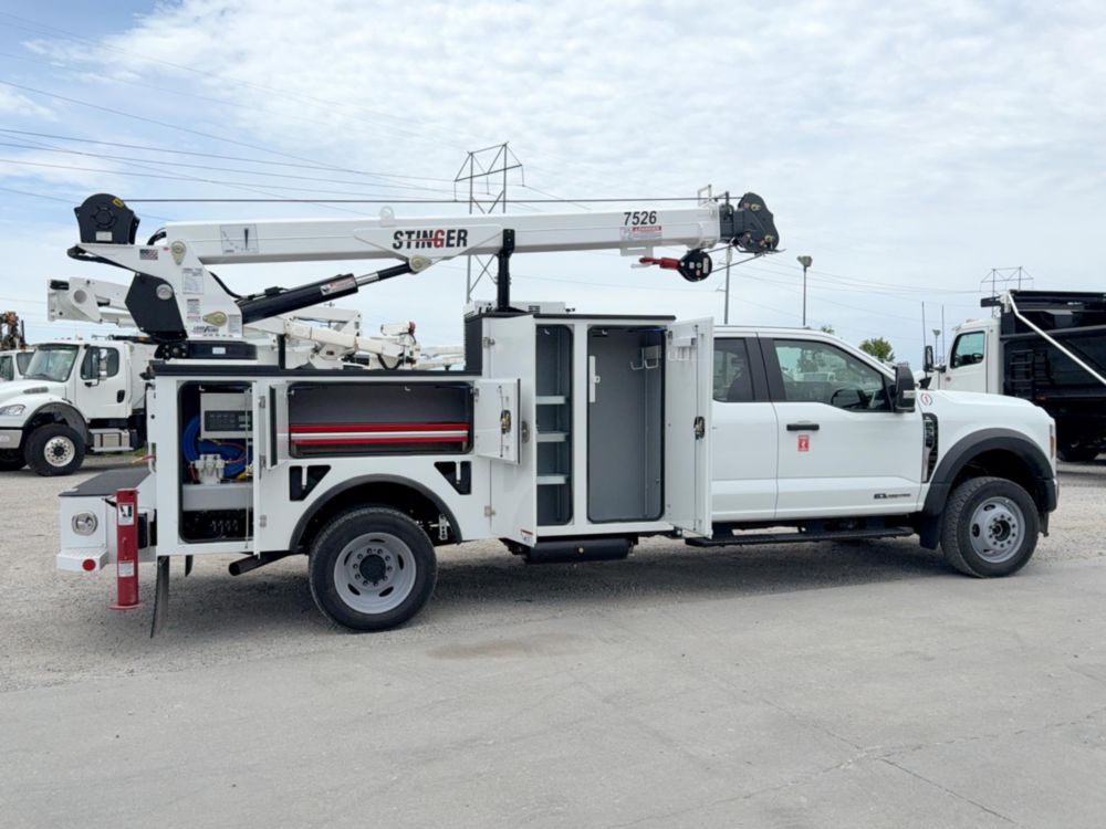 2025 Ford F550 4x4 Load King Voyager 1 Service Truck w/ Stinger Crane