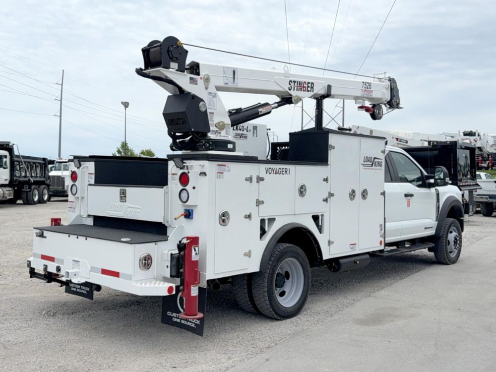 2025 Ford F550 4x4 Load King Voyager 1 Service Truck w/ Stinger Crane