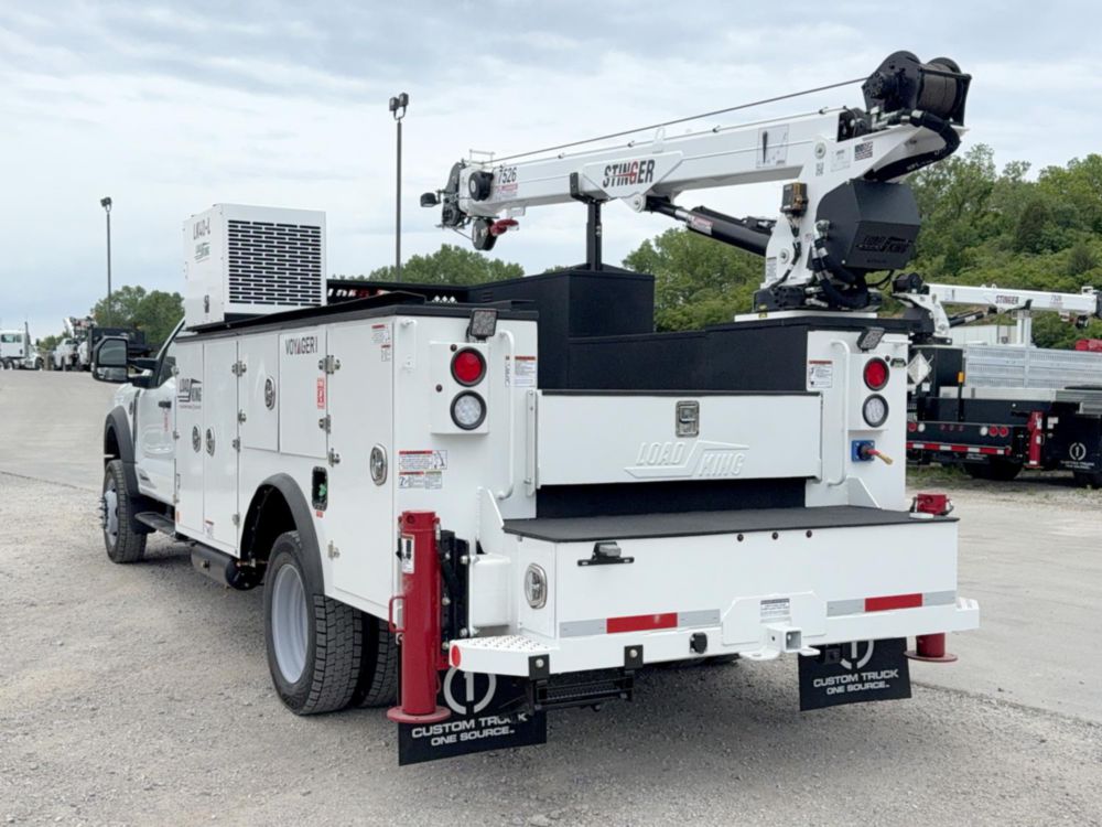 2025 Ford F550 4x4 Load King Voyager 1 Service Truck w/ Stinger Crane