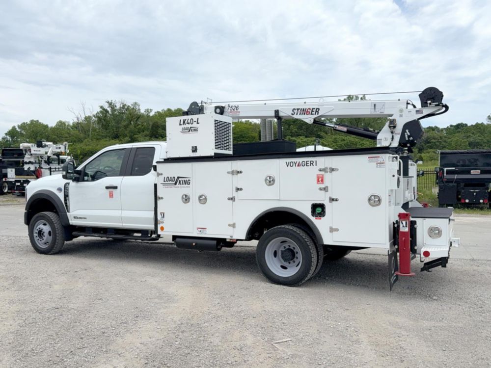 2025 Ford F550 4x4 Load King Voyager 1 Service Truck w/ Stinger Crane