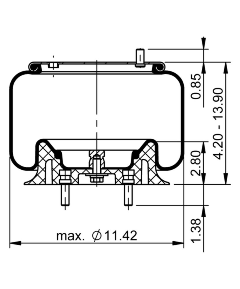 Automann Air Spring Rolling Lobe
