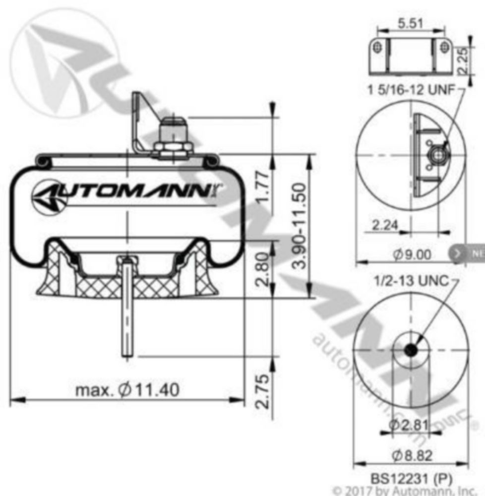 Automann Air Spring Rolling Lobe