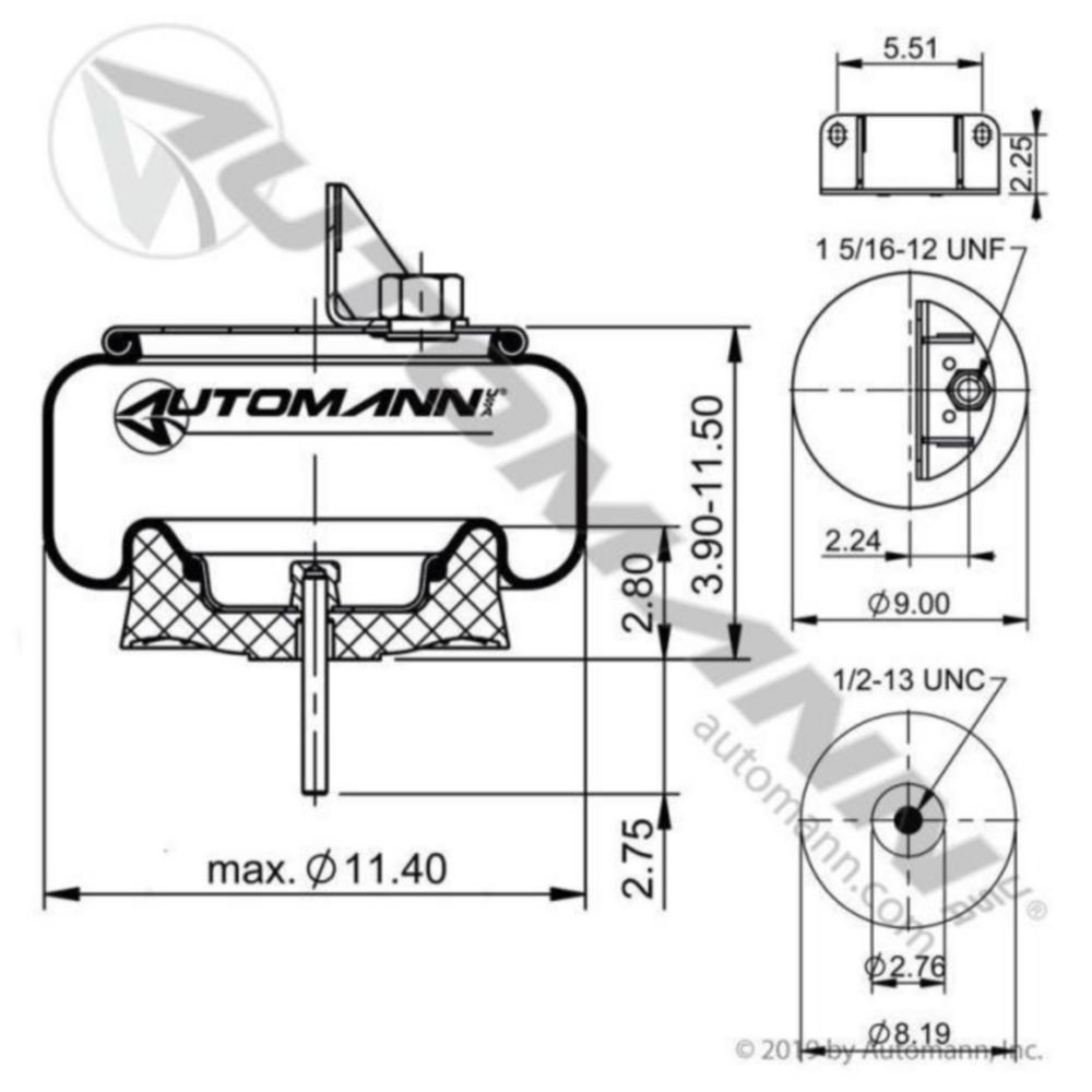 Automann Air Spring Rolling Lobe