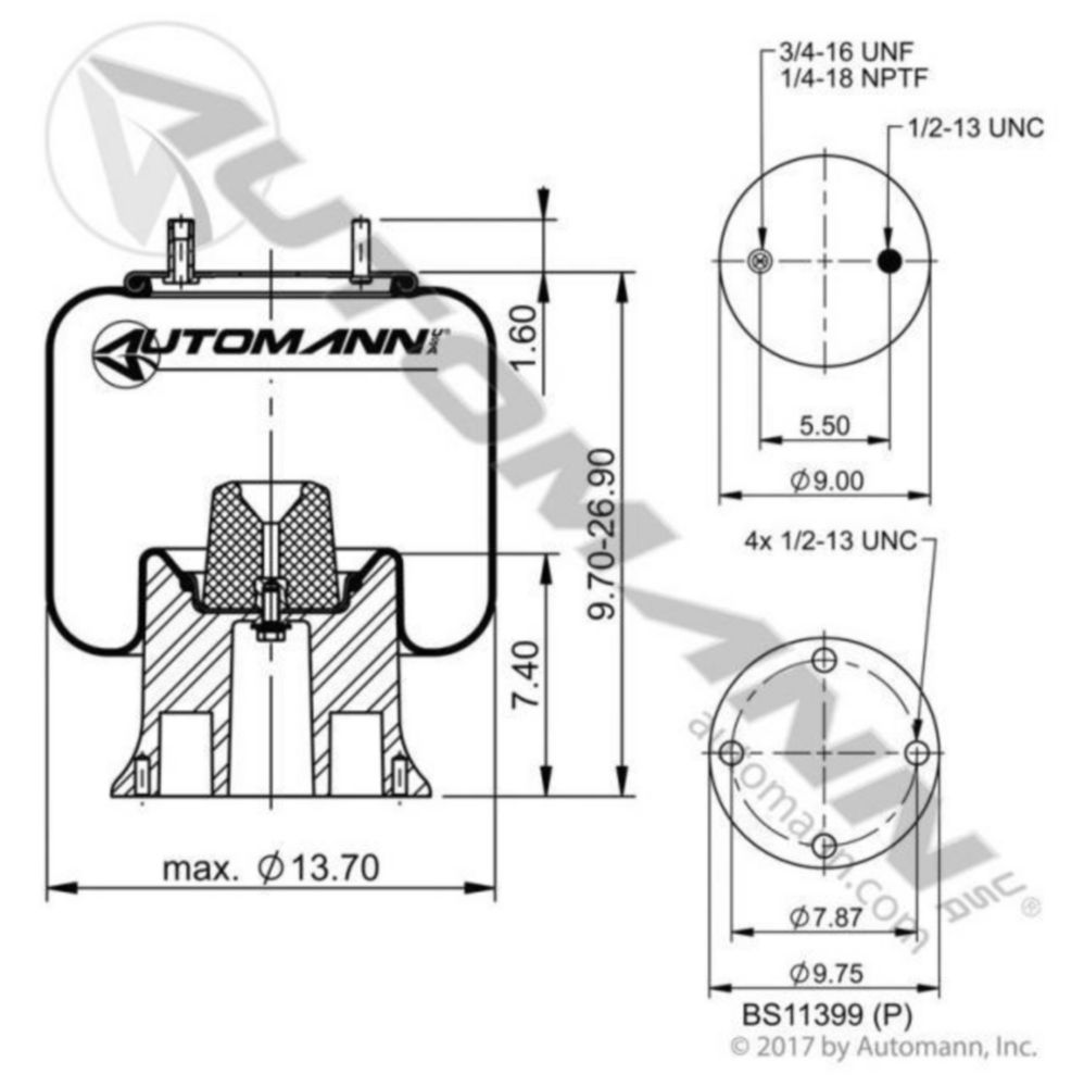 Phoenix Air Spring Rolling Lobe