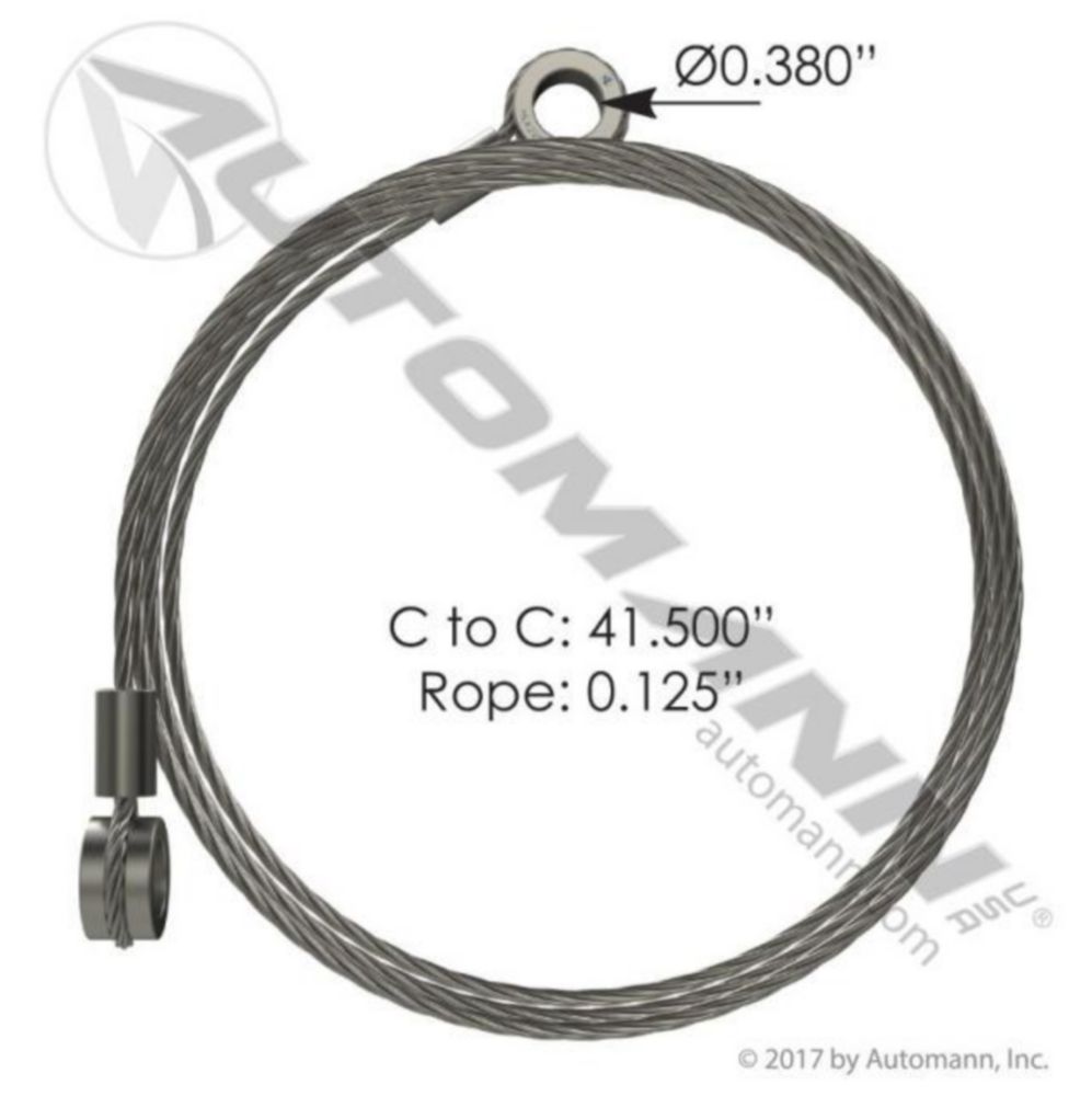 Automann Hood Cable Peterbilt