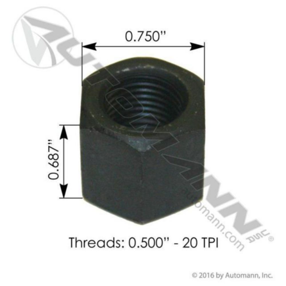 Automann Deep Nut 1/2in 20GR5