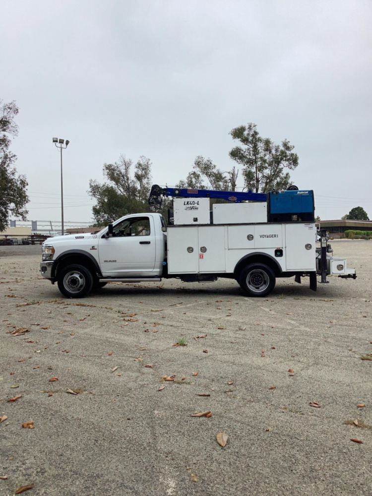 2019 RAM 5500 4x4 Load King VOYAGER 1 Service Truck With Crane