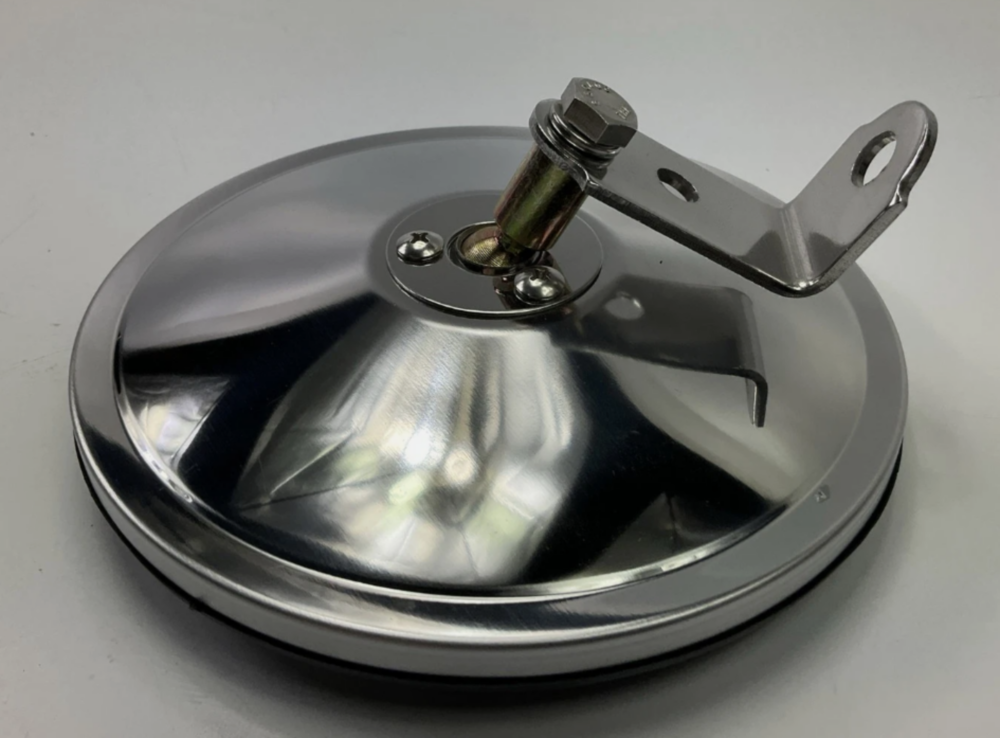 Automann Convex Mirror w/ L Bracket 6in S.Steel