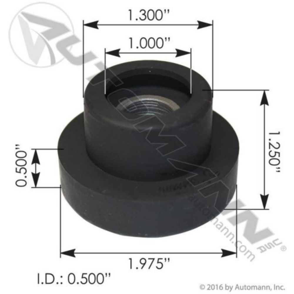 Automann Radiator Mount Bushing Peterbilt